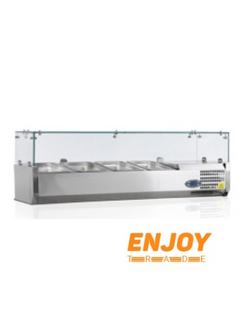 Вітрина для начинки (топінгу) Tefcold VK38-120